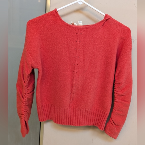 NWOT Anthropologie Moth Zurich Hooded Sweater Orange XXSP - Picture 5 of 12